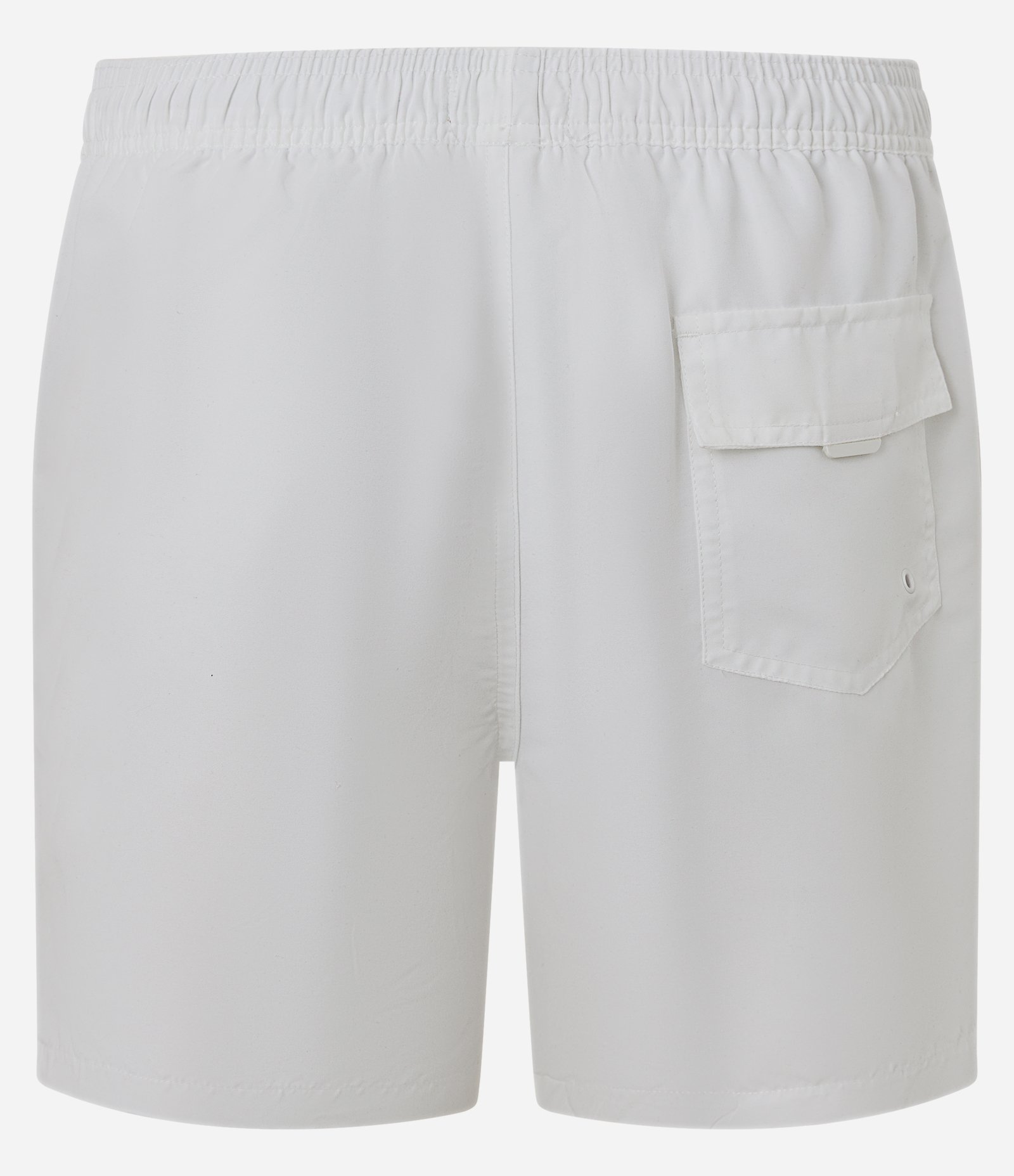 Bermuda de Banho em Peach Touch com Cós Elástico Branco 2