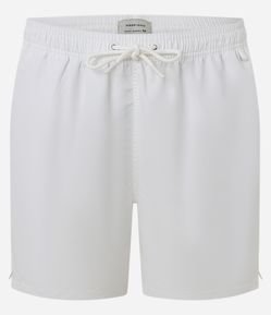 Bermuda de Banho em Peach Touch com Cós Elástico