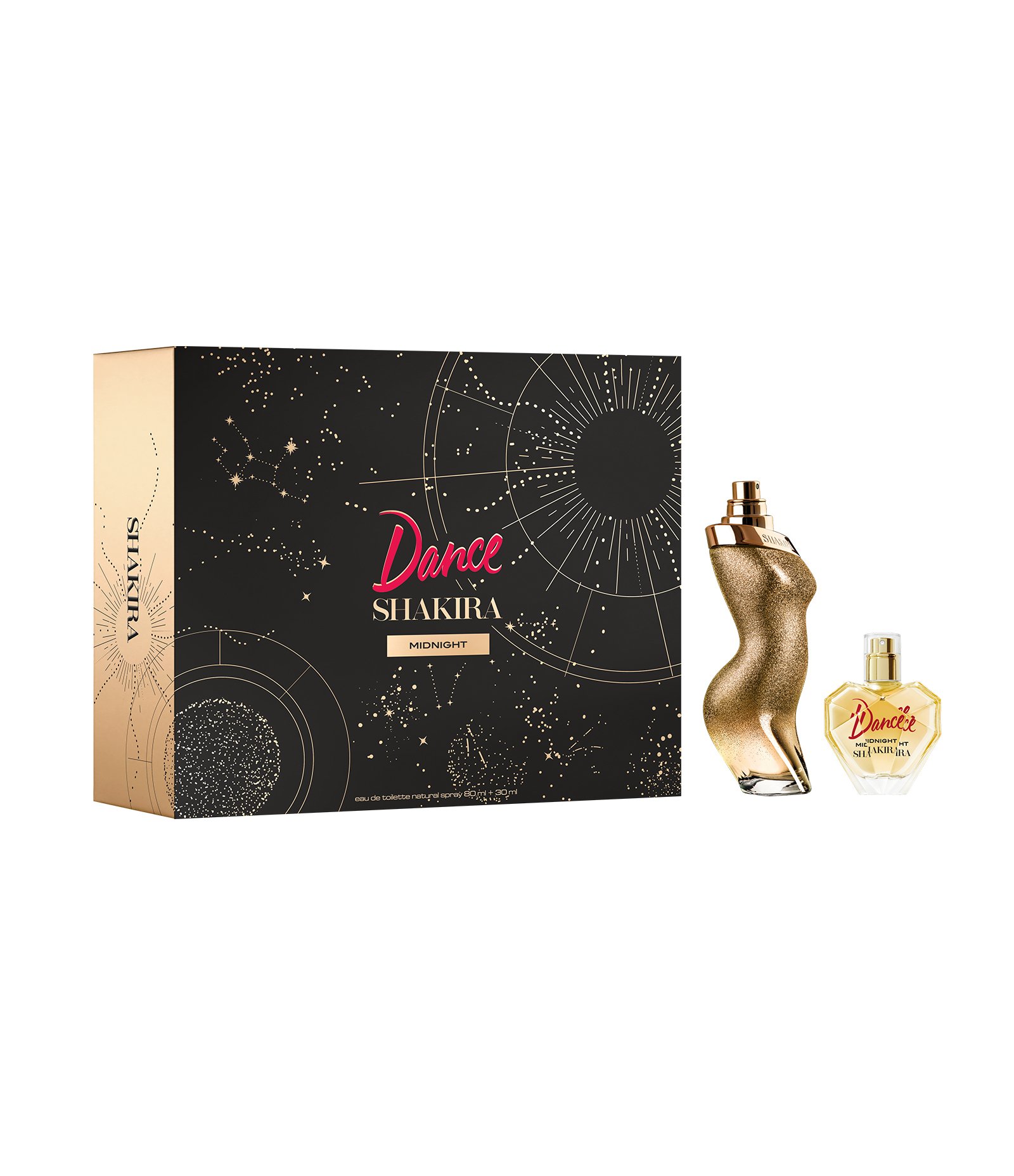Kit Perfume Shakira Dance Midnight Eau de Toilette 30ml + 80ml KIT 1