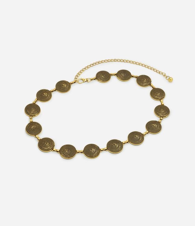Cor: Dourado | Tamanho: U