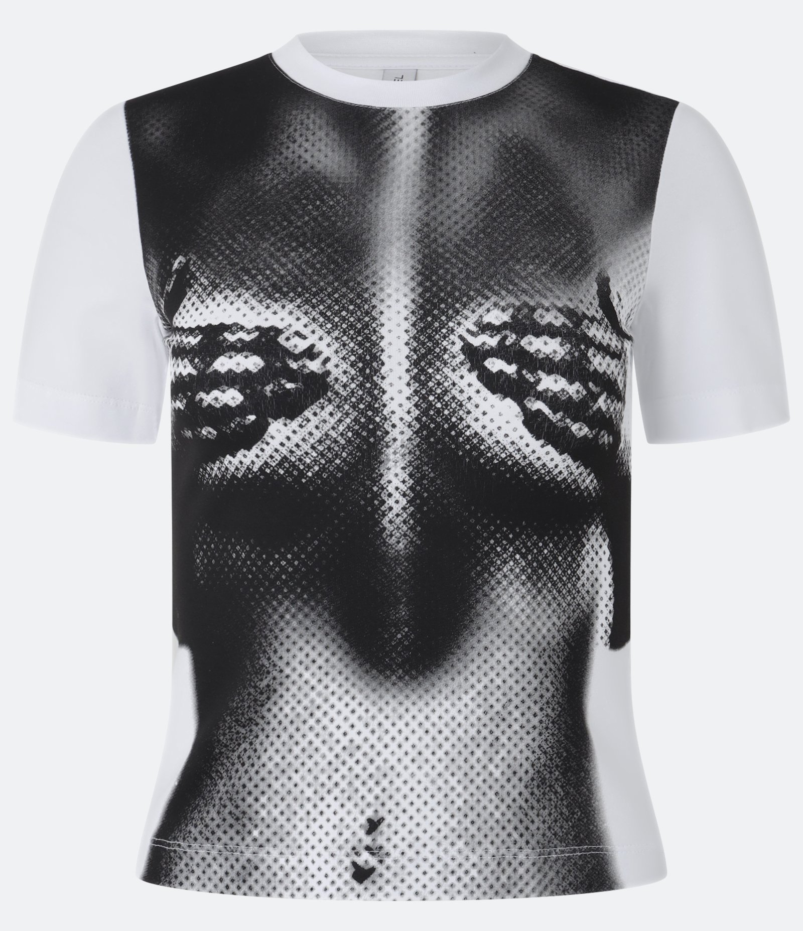 Blusa New T-shirt em Algodão com Estampa Corpo Branco 4