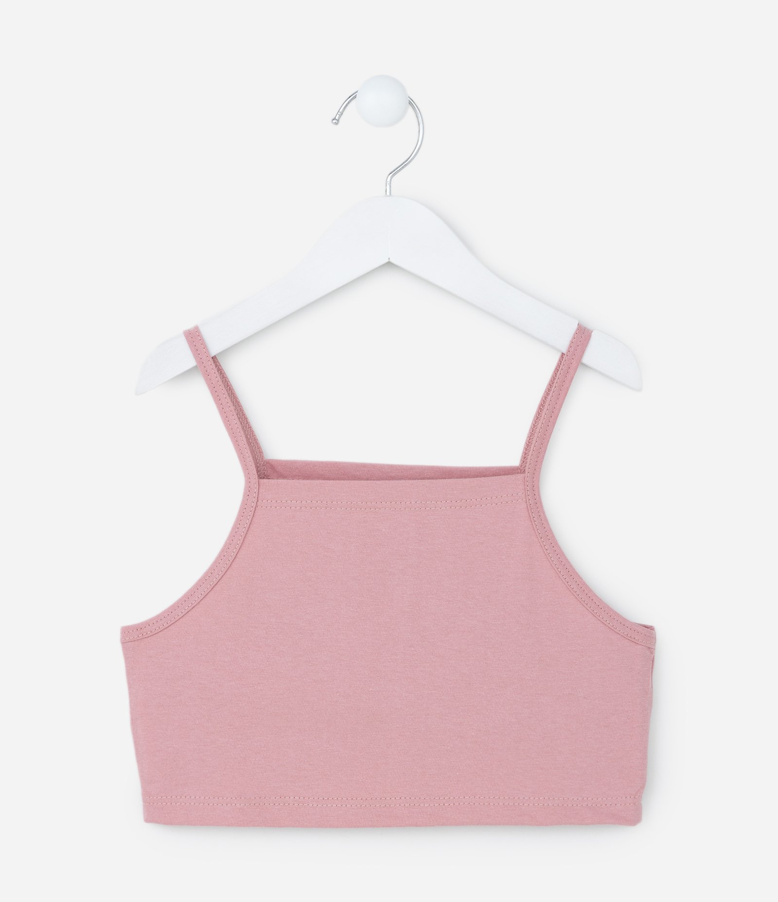 Blusa Infantil com Sobreposição e Lacinhos nas Mangas - Tam 5 a 14 Anos Rosa 3