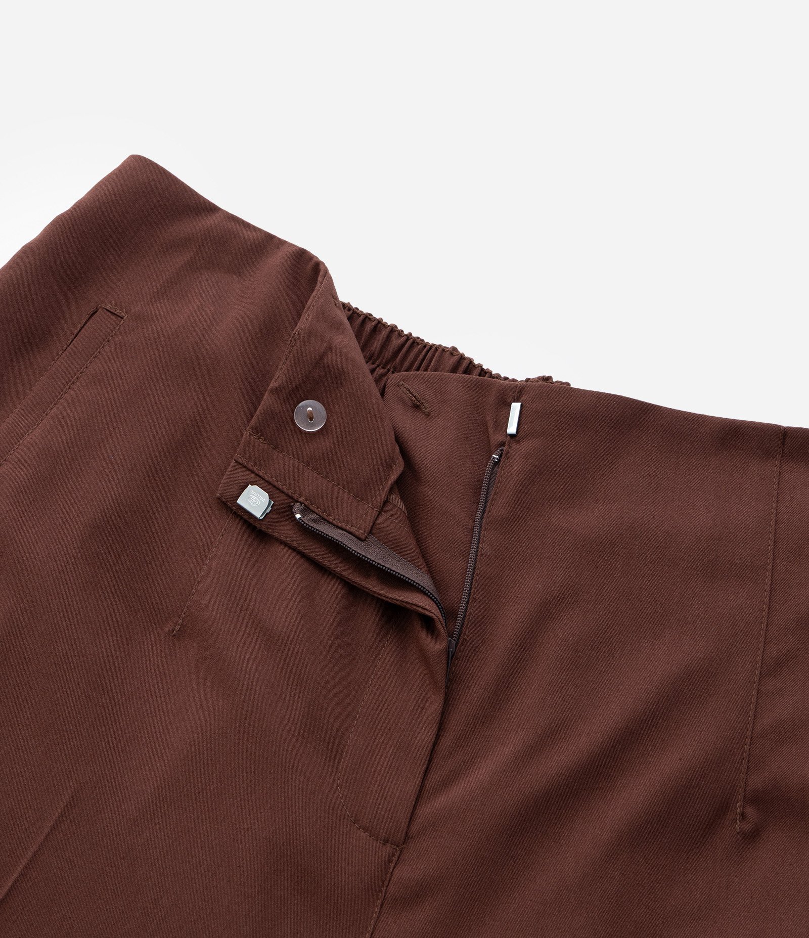 Calça Wide Leg Alfaiatada em Viscose Curve & Plus Size Marrom 9