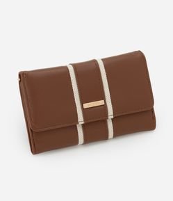 Carteira Envelope Média  com Listras Xadrez