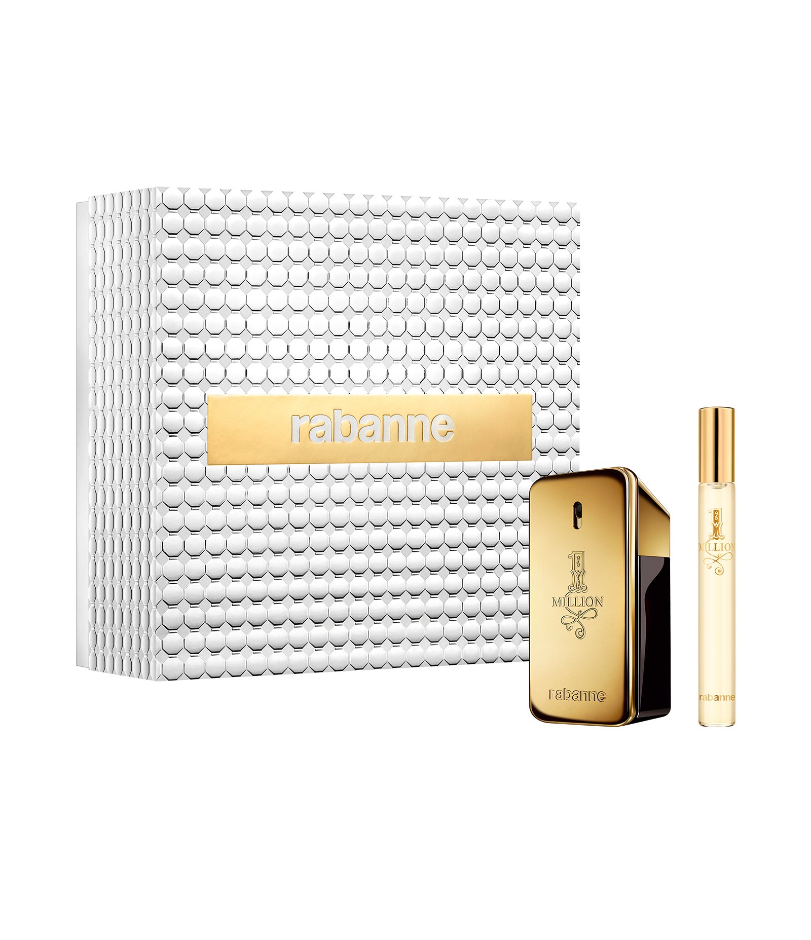 Coffret Rabanne Perfume 1 Million Eau de Toilette 50ml + Travel Size 10ml KIT 2
