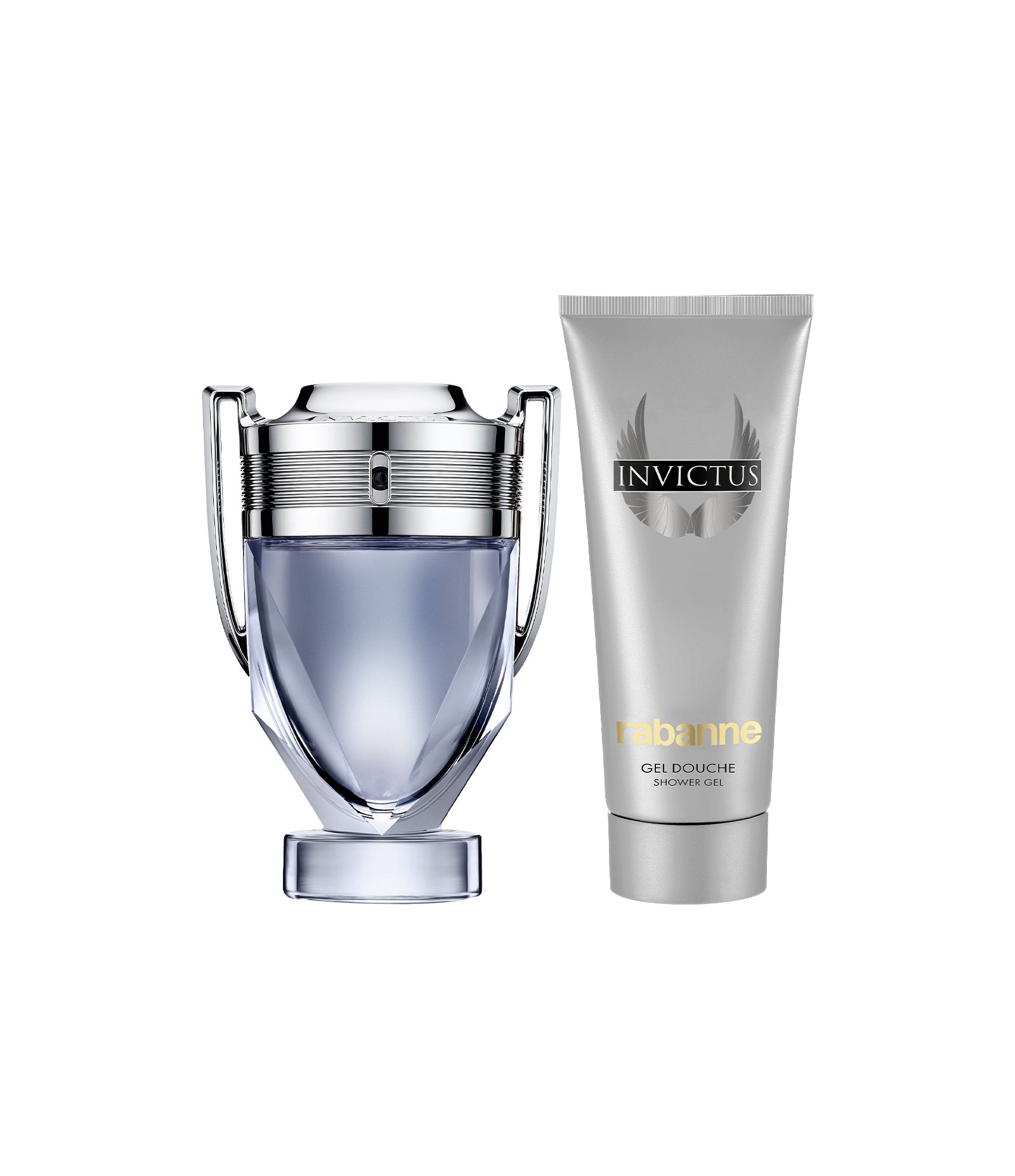 Coffret Rabanne Perfume Invictus Eau de Toilette 100ml + Shampooing All Over shampoo 100ml KIT 1