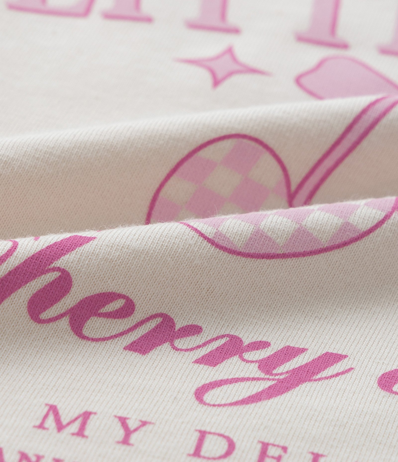 Blusa Baby Look Infantil com Estampa Cerejinhas - Tam 7 a 14 Anos Off White 3
