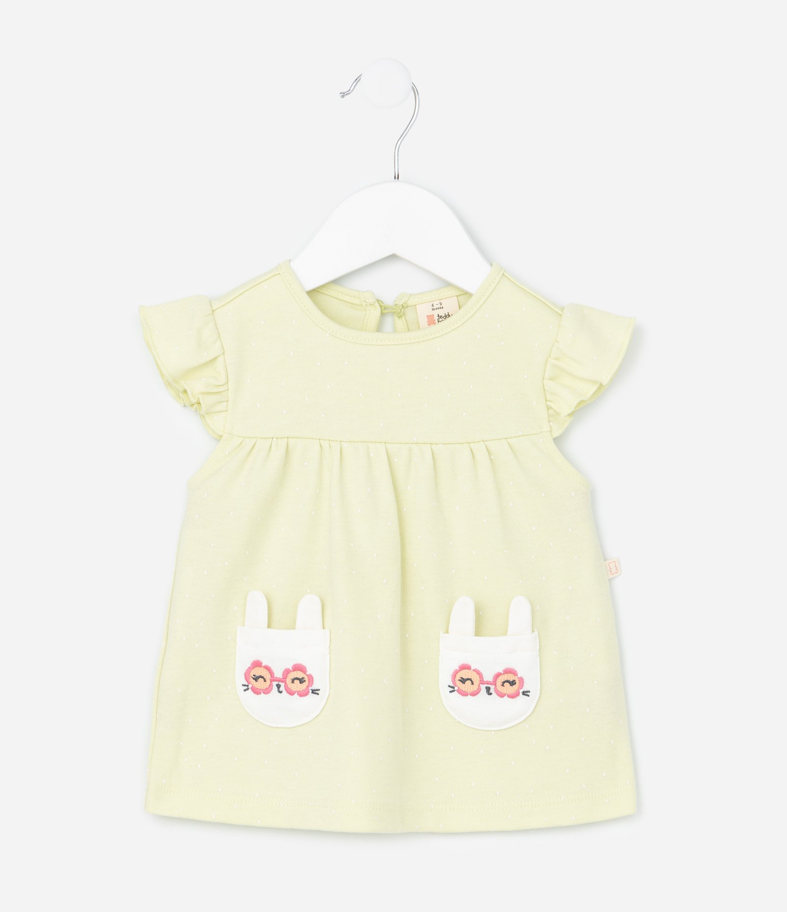 Conjunto Infantil com Estampa Divertida - Tam 0 a 18 Meses Verde 3