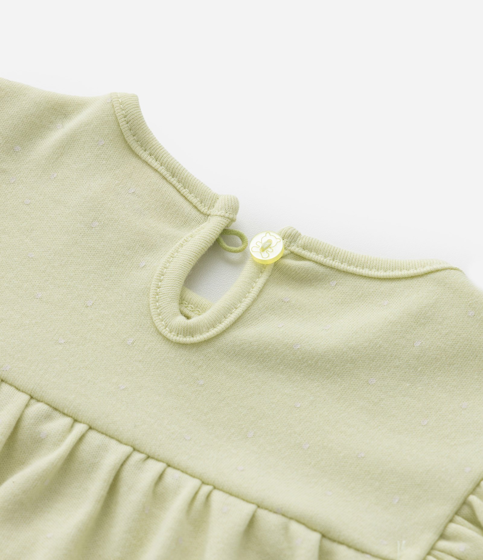 Conjunto Infantil com Estampa Divertida - Tam 0 a 18 Meses Verde 7