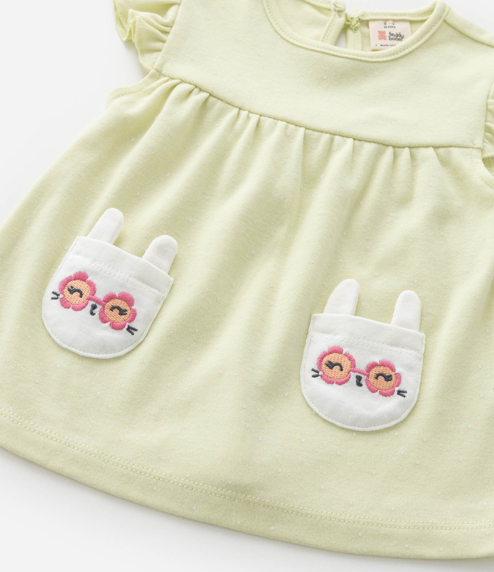 Conjunto Infantil com Estampa Divertida - Tam 0 a 18 Meses Verde 8