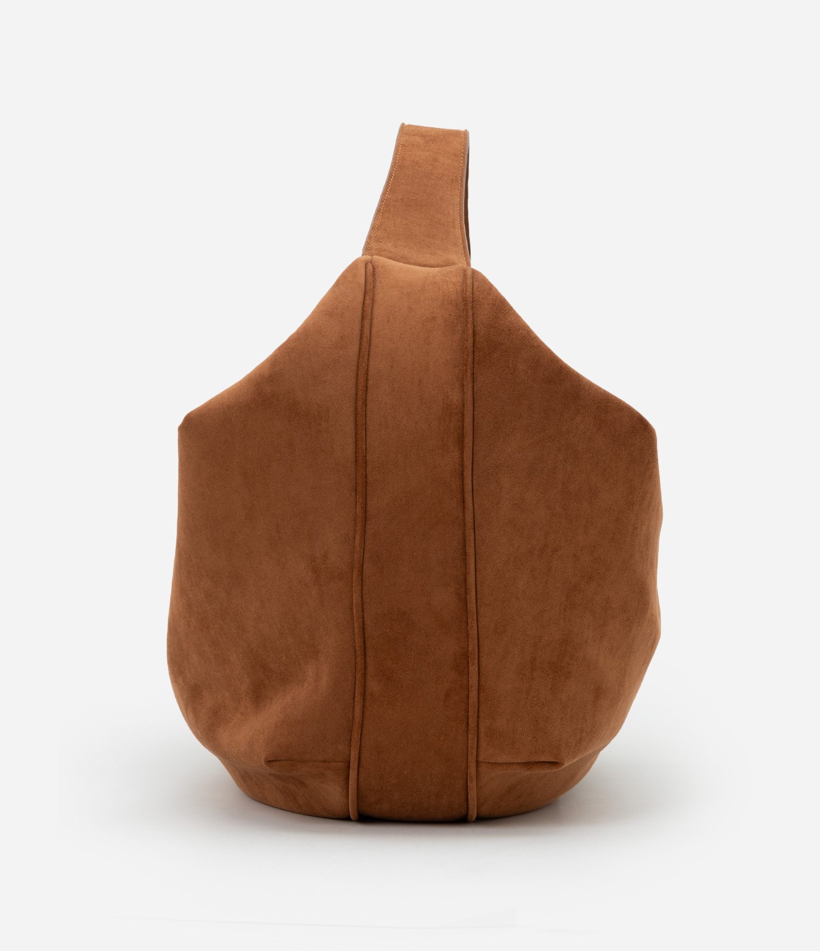 Bolsa Hobo Suede com Alça Larga Marrom 2