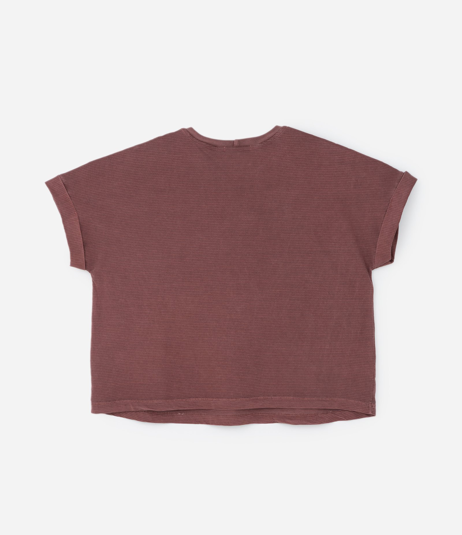 Blusa Fio Tinto e Cereja com Manga Dobrada Curve & Plus Size Vinho 4