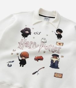 Casaco Infantil com Estampa Harry Potter - Tam 5 a 14 Anos