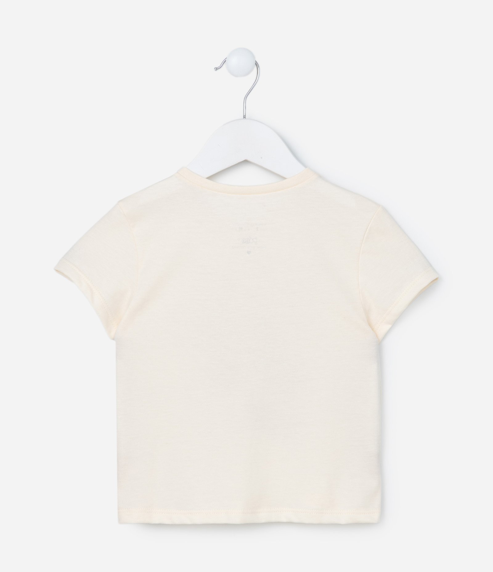 Blusa Infantil com Estampa Dia de Feira - Tam 1 a 6 Anos Bege 2