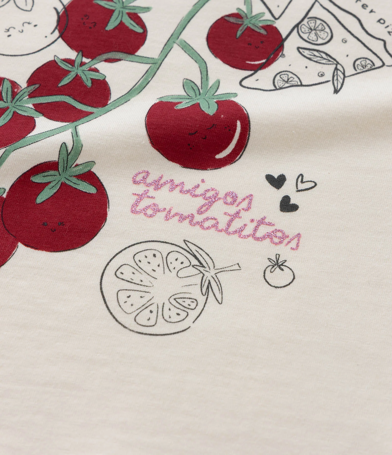 Blusa Infantil com Estampa Dia de Feira - Tam 1 a 6 Anos Bege 3