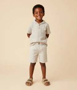 Bermuda Infantil em Linho - Tam 1 a 6 Anos