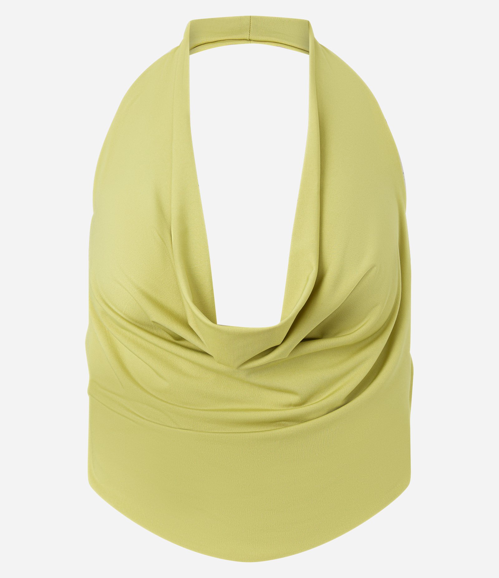 Blusa Cropped Frente única com Decote Degagê Verde 5