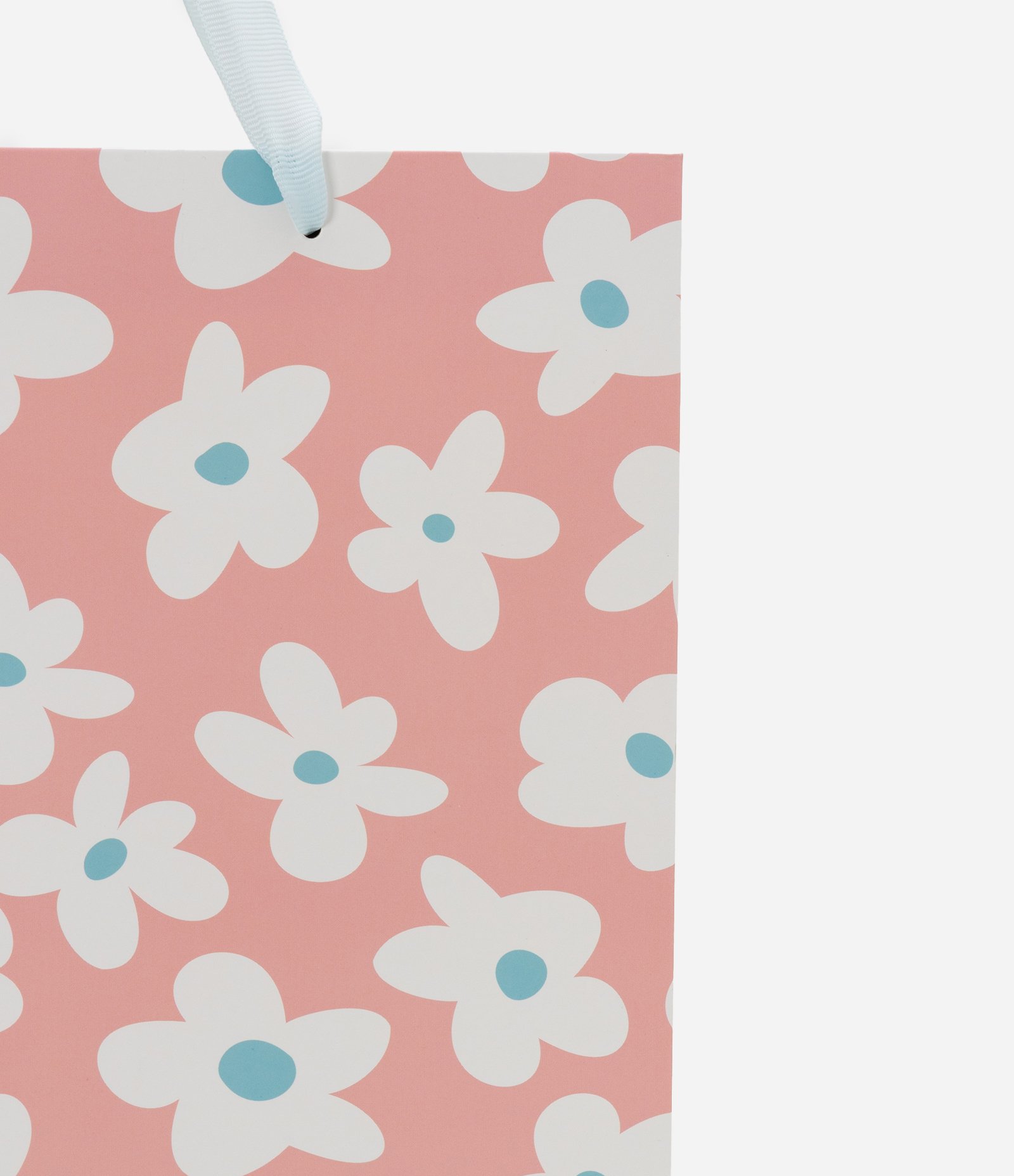 Embalagem de Presente Pequena com Estampa de Florzinhas Rosa 2