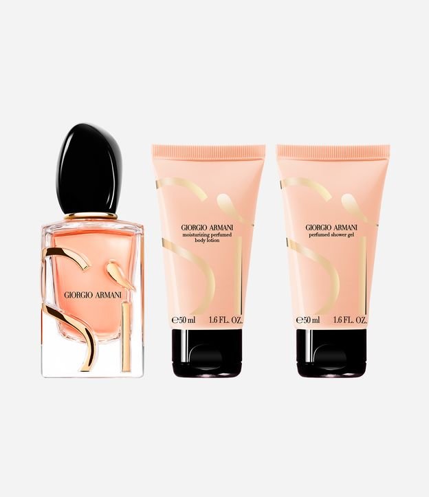 Coffret Perfume Si Eau de Parfum Intense 50ml + Loção Corporal 50ml + Gel de Banho 50ml