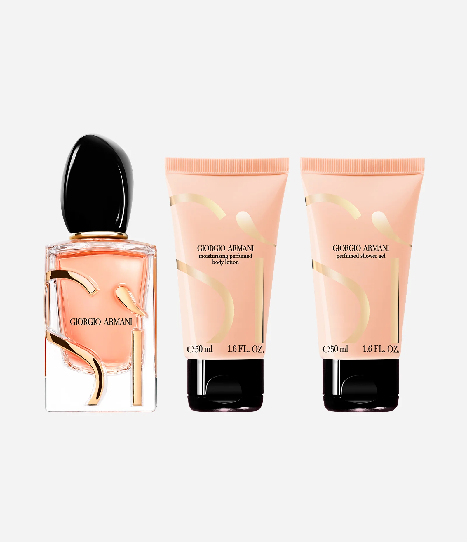 Coffret Perfume Si Eau de Parfum Intense 50ml + Loção Corporal 50ml + Gel de Banho 50ml KIT 1