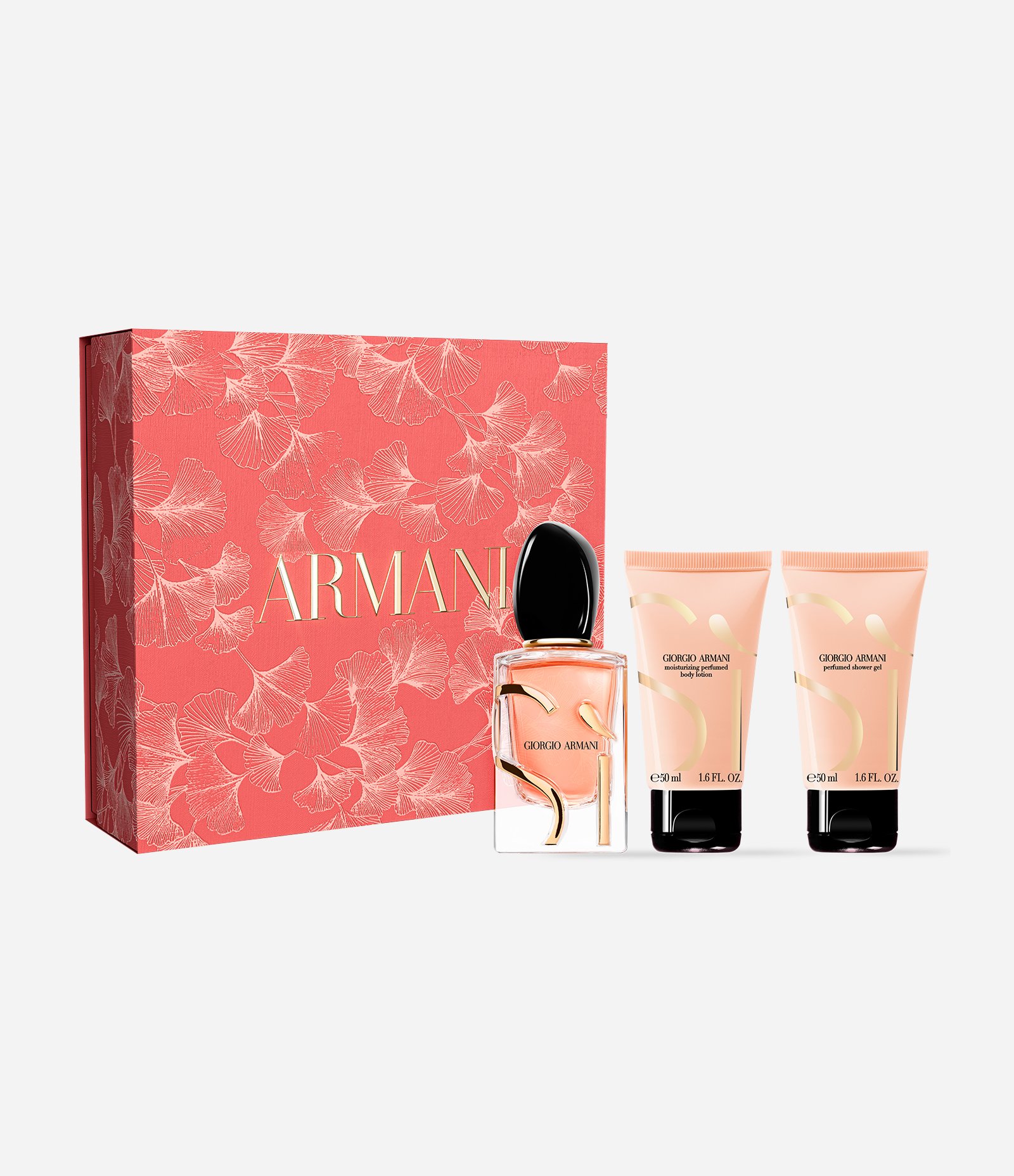 Coffret Perfume Si Eau de Parfum Intense 50ml + Loção Corporal 50ml + Gel de Banho 50ml KIT 3