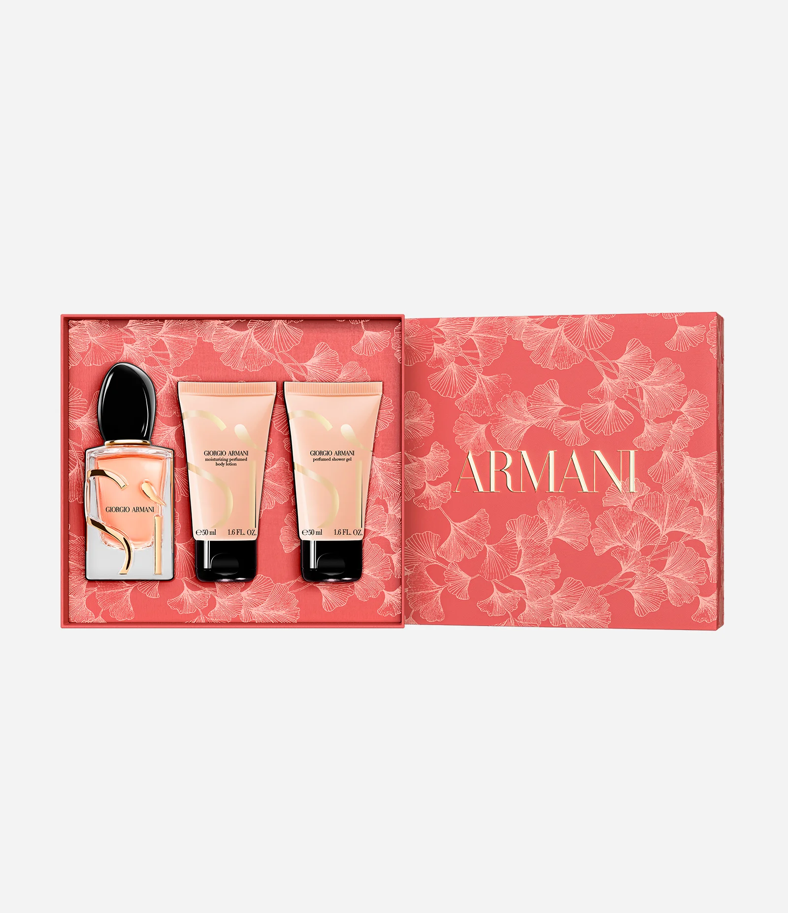 Coffret Perfume Si Eau de Parfum Intense 50ml + Loção Corporal 50ml + Gel de Banho 50ml KIT 4