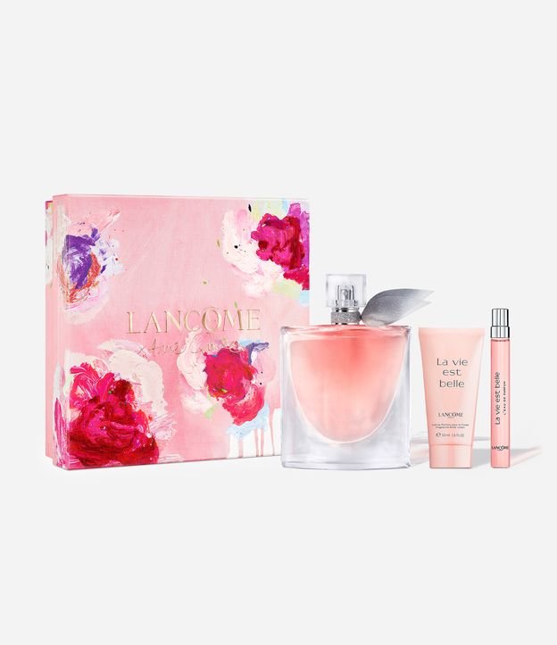 Coffret Perfume La Vie Est Belle Eau de Parfum 100ml + Creme Corporal + Travel Size La Vie Est Belle 10ml