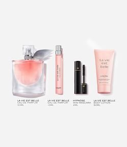 Coffret Perfume La Vie Est Belle Eau de Parfum 50ml + Loção Corporal + Travel Size La Vie Est Belle 10ml + Miniatura Hypnose