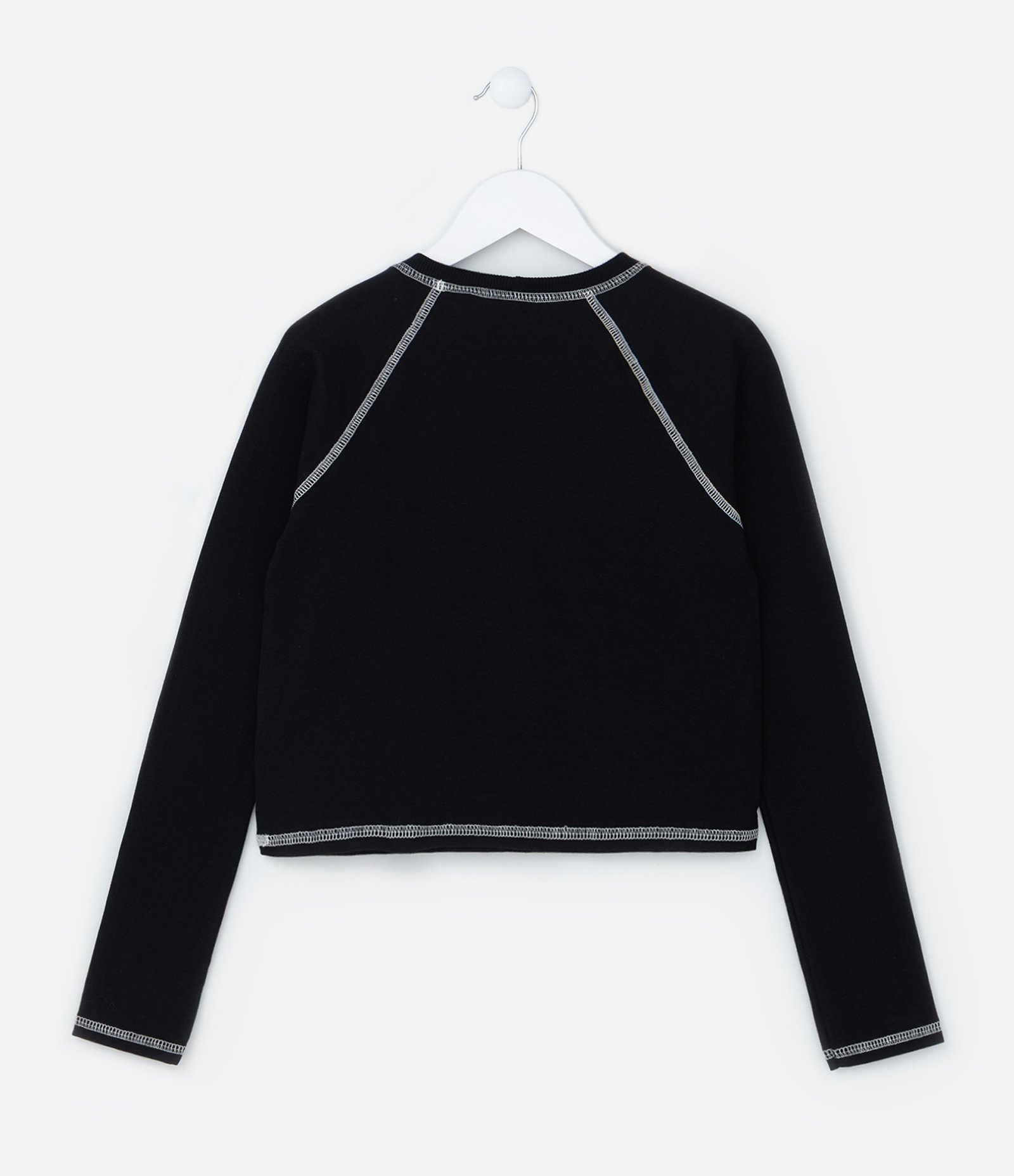 Camiseta Curta Infantil com Estampa Kuromi - Tam 5 a 14 Anos Preto 2