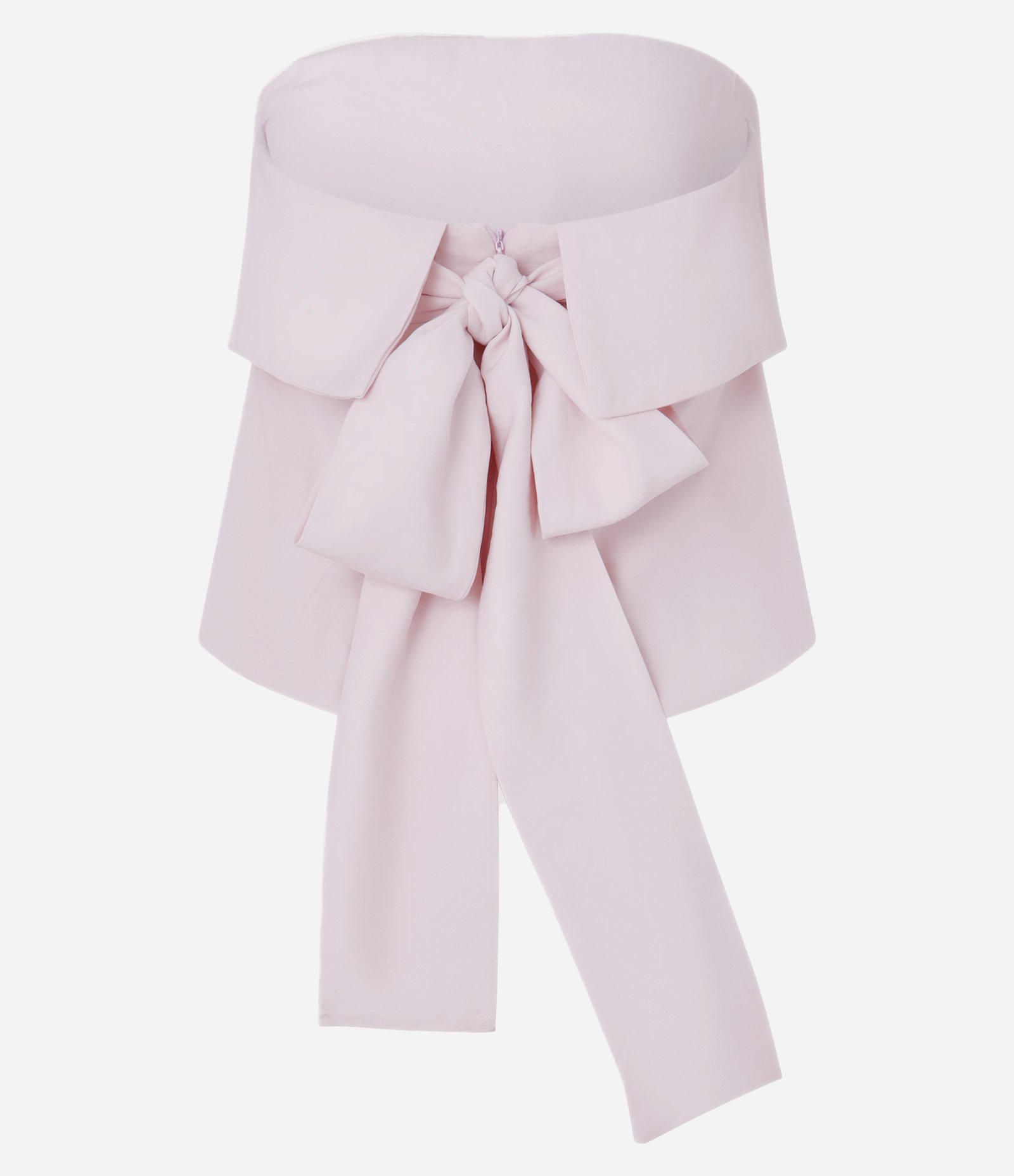 Blusa Balonê Alfaiatada com Amarração em Laço nas Costas Rosa 7