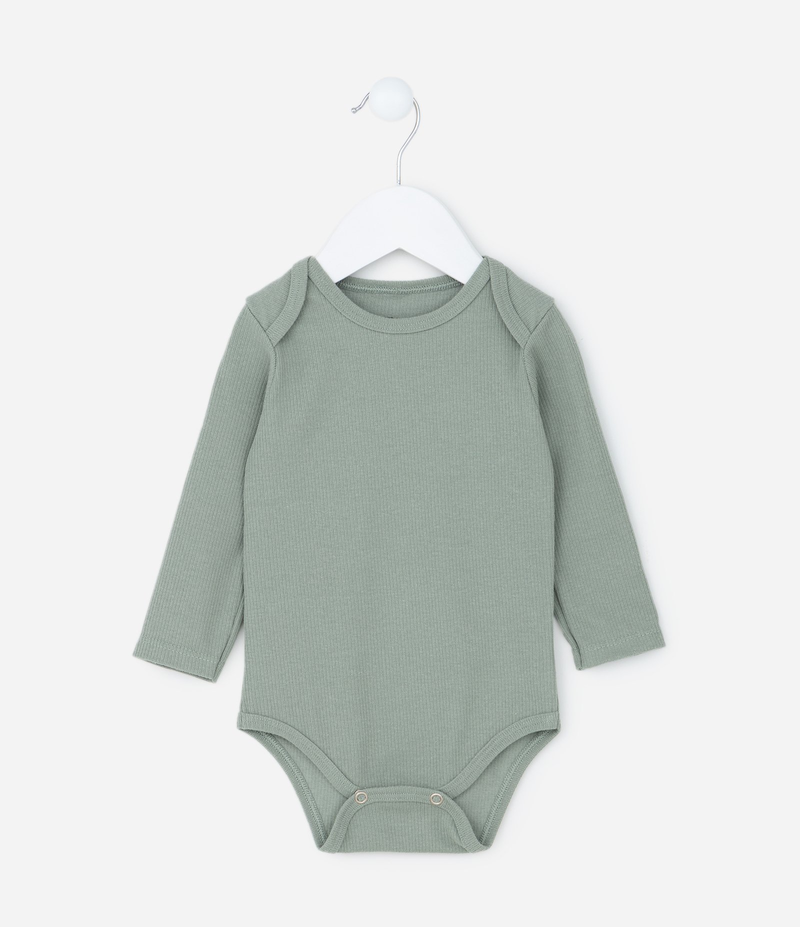 Conjunto Infantil em Ribana Básico - Tam 0 a 18 meses Verde 2
