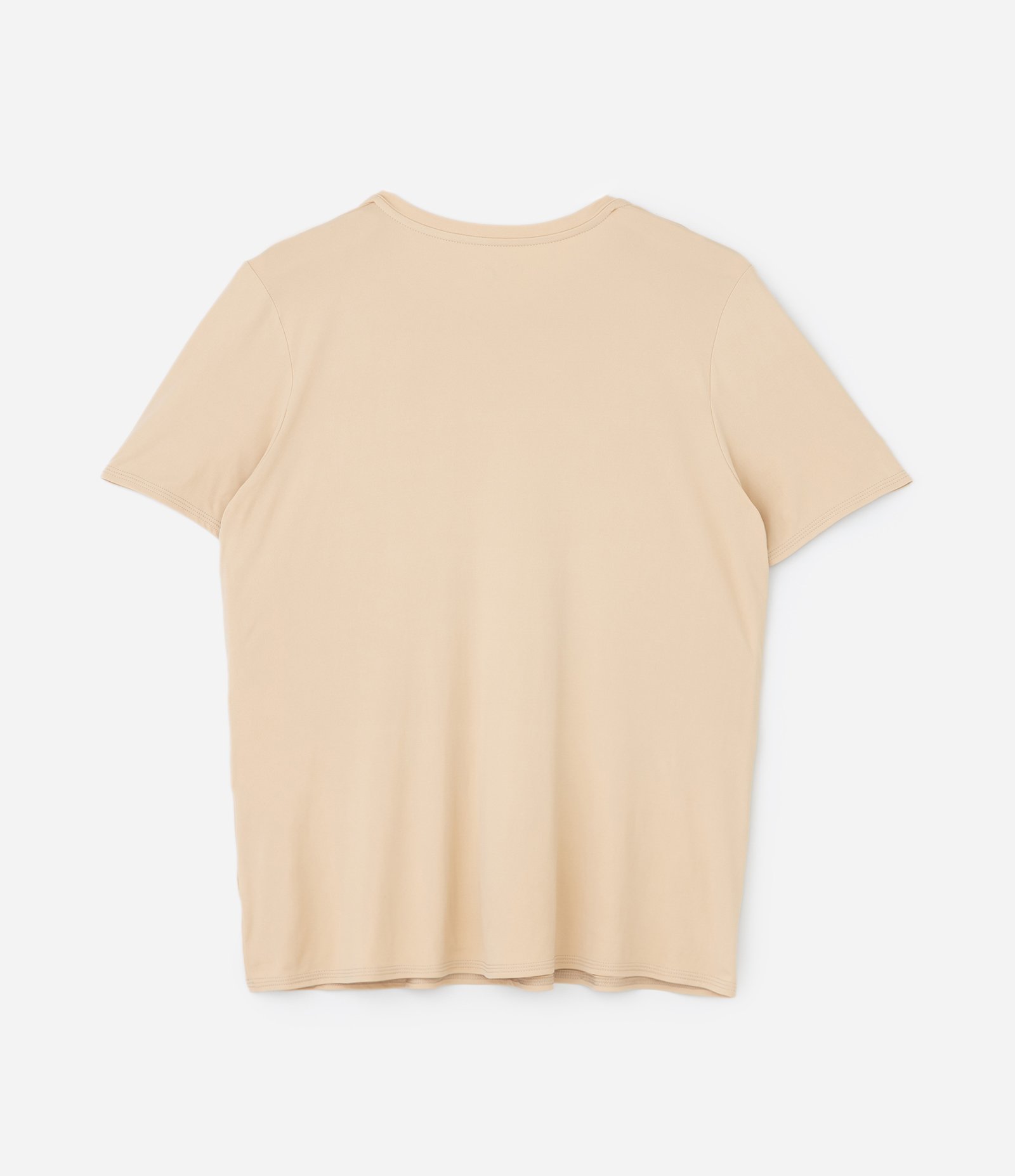 Camiseta Esportiva com Tecnologia Dry Curve & Plus Size Creme 6