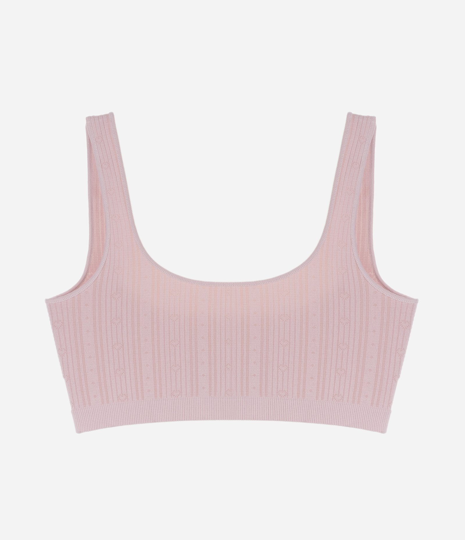 Sutiã Top Seamless Texturizado Rosa 5