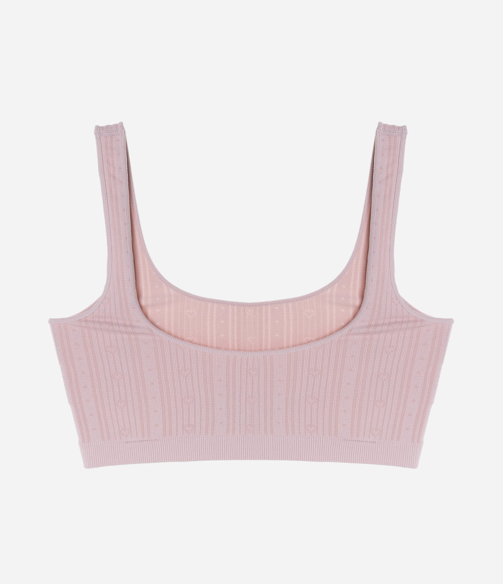 Sutiã Top Seamless Texturizado Rosa 6
