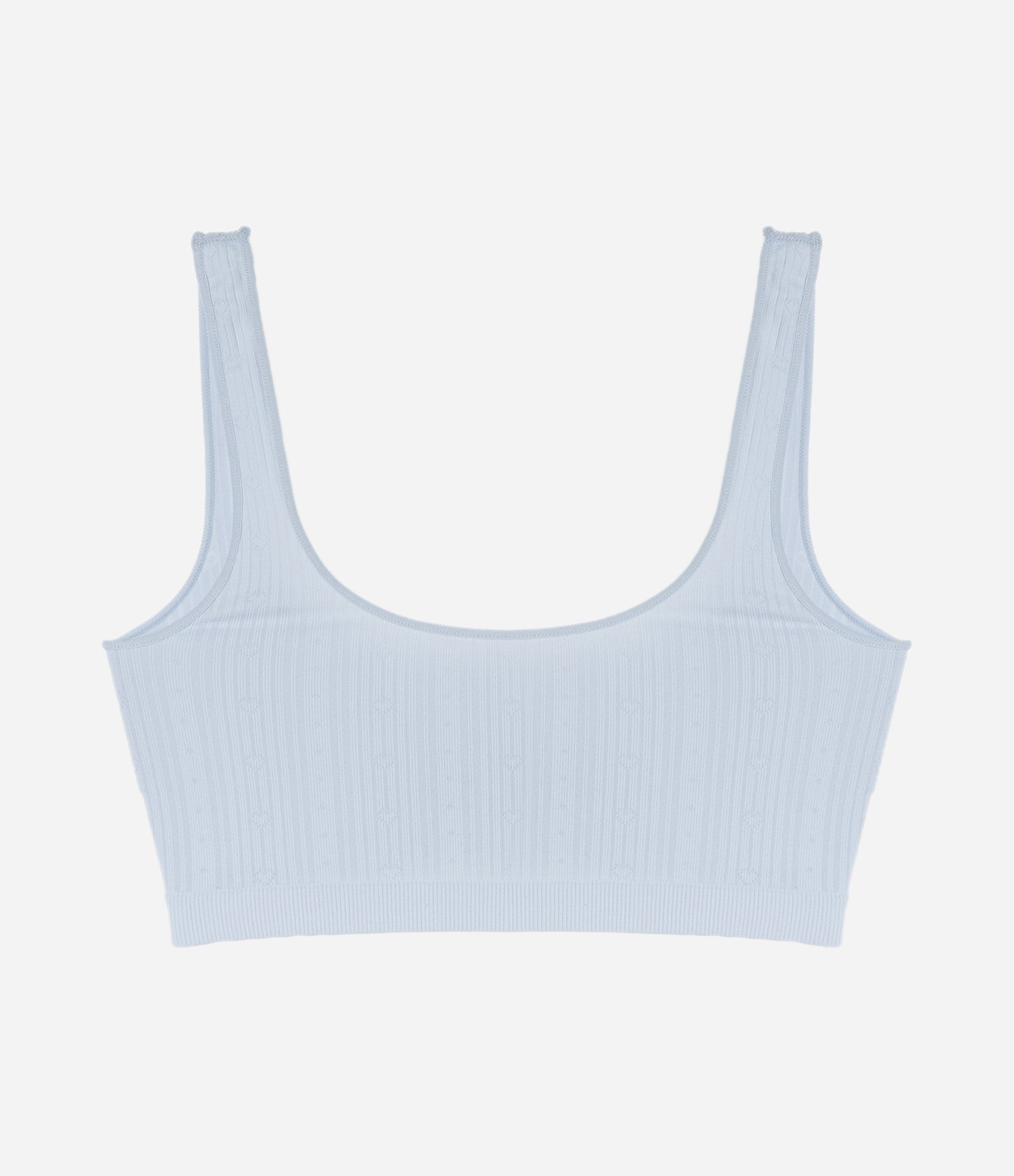 Sutiã Top Seamless Texturizado Azul 5