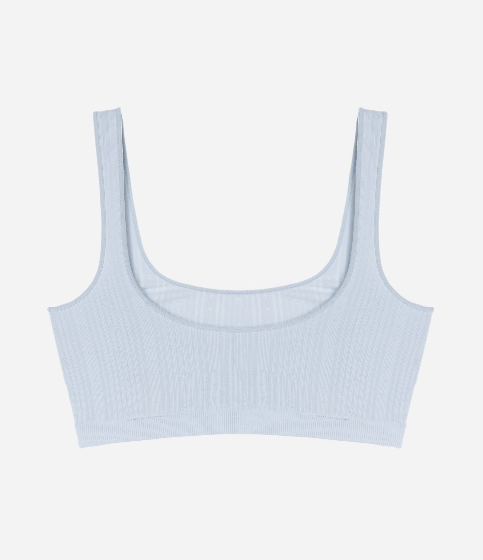 Sutiã Top Seamless Texturizado Azul 6