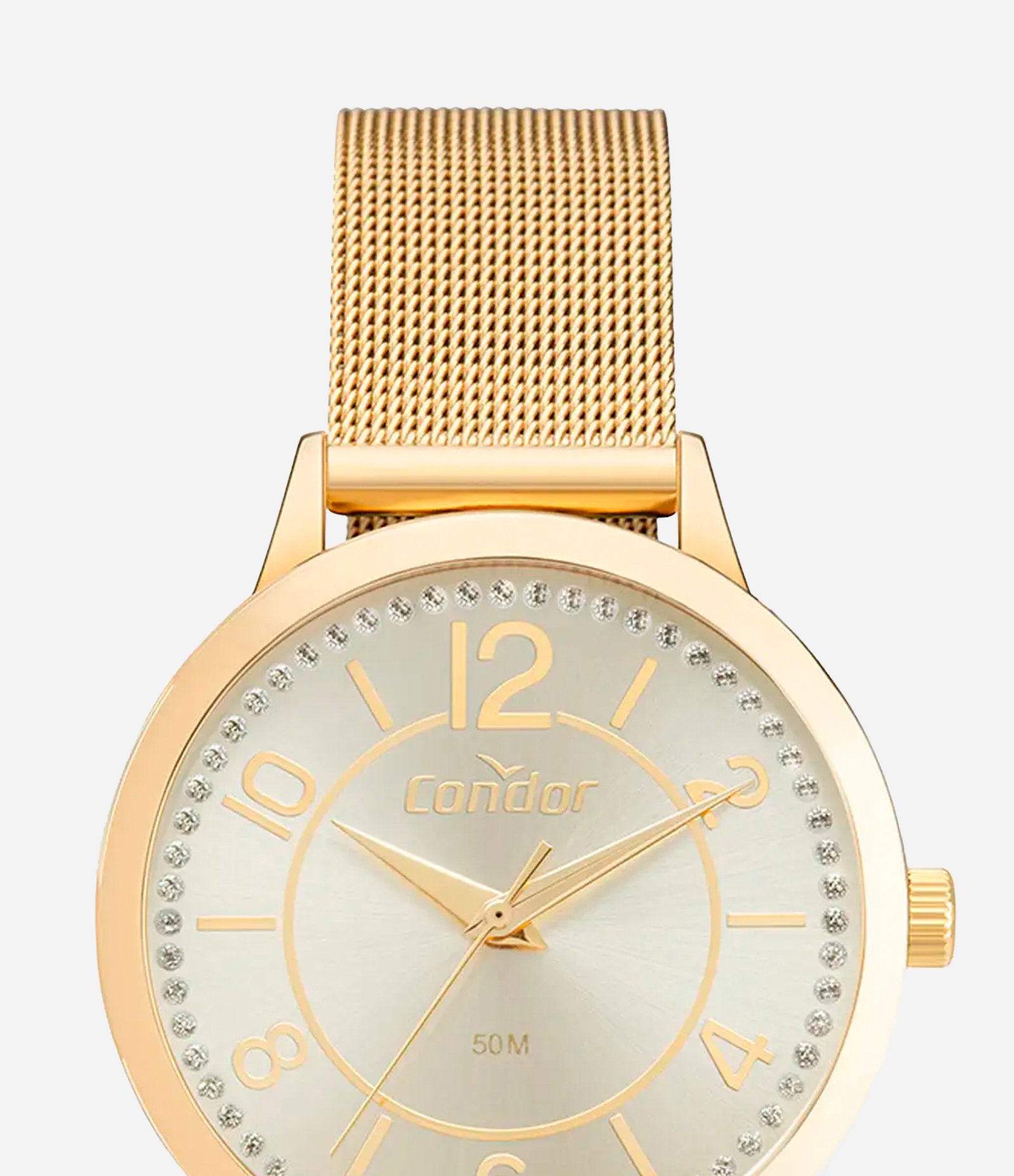 Relógio Analógico Feminino Condor Dourado 2