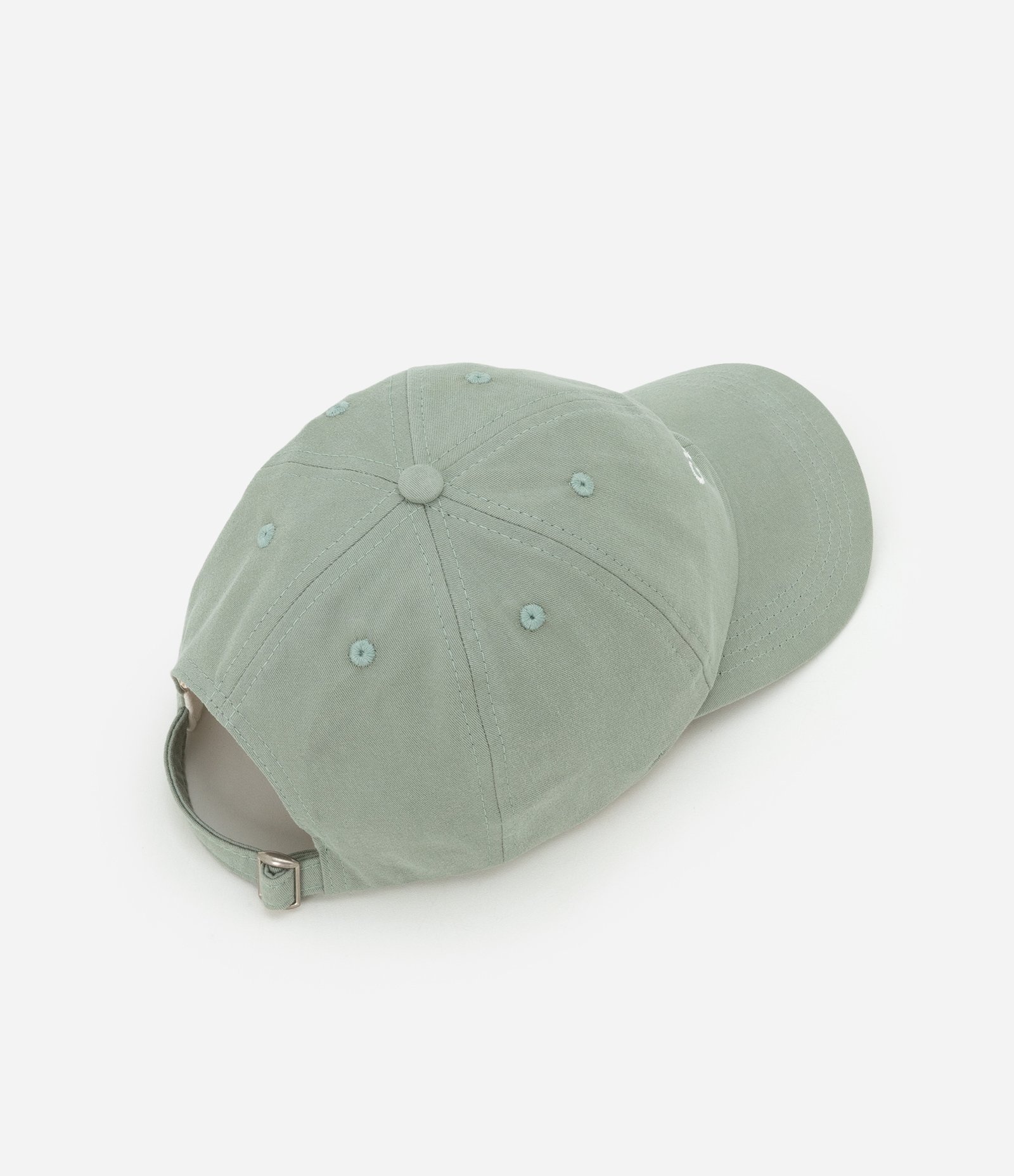 Boné Aba Curva em Sarja com Bordado C'est la vie Verde 3