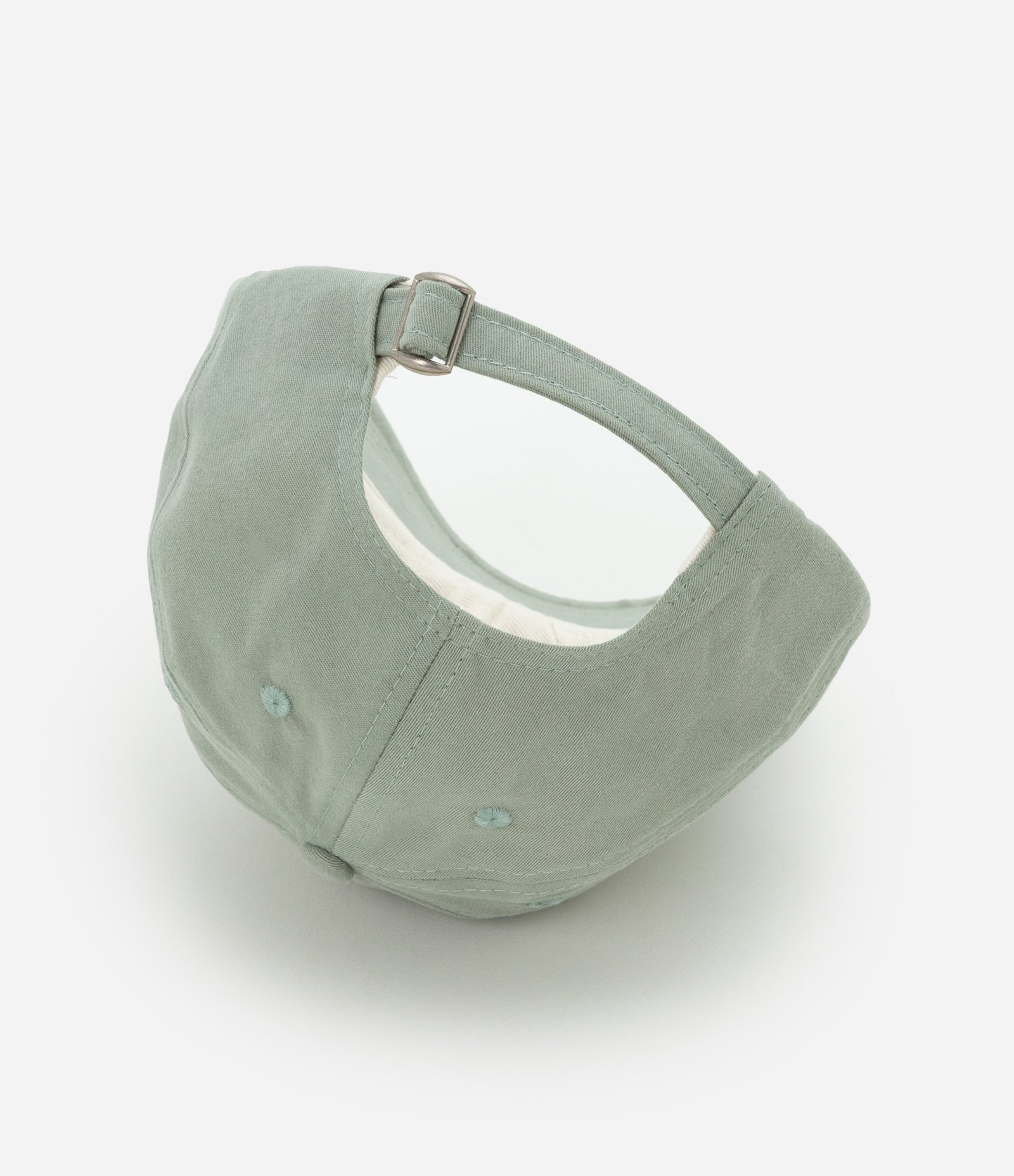 Boné Aba Curva em Sarja com Bordado C'est la vie Verde 4