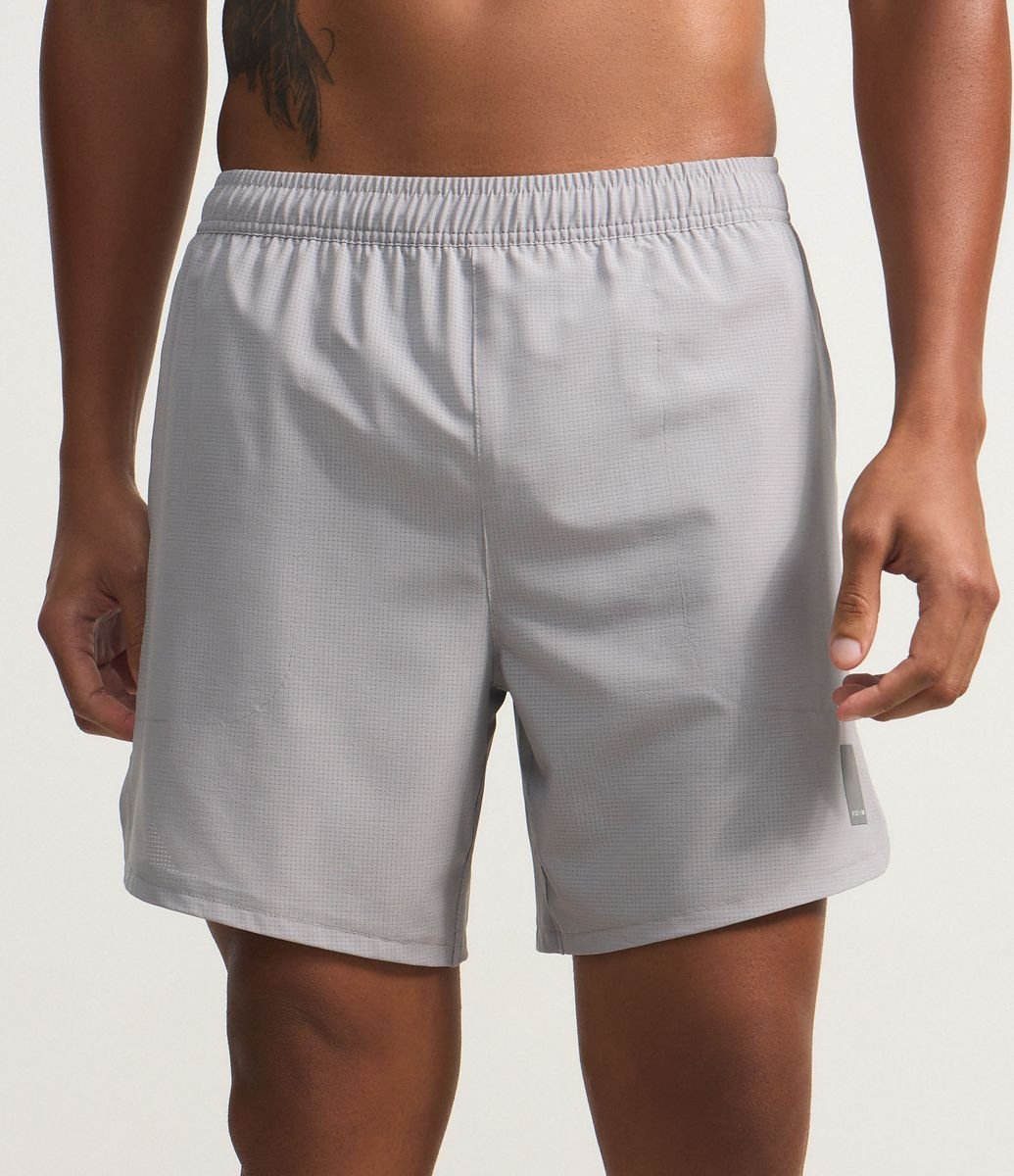 Bermuda Running Esportiva com Bolso Funcional Cinza