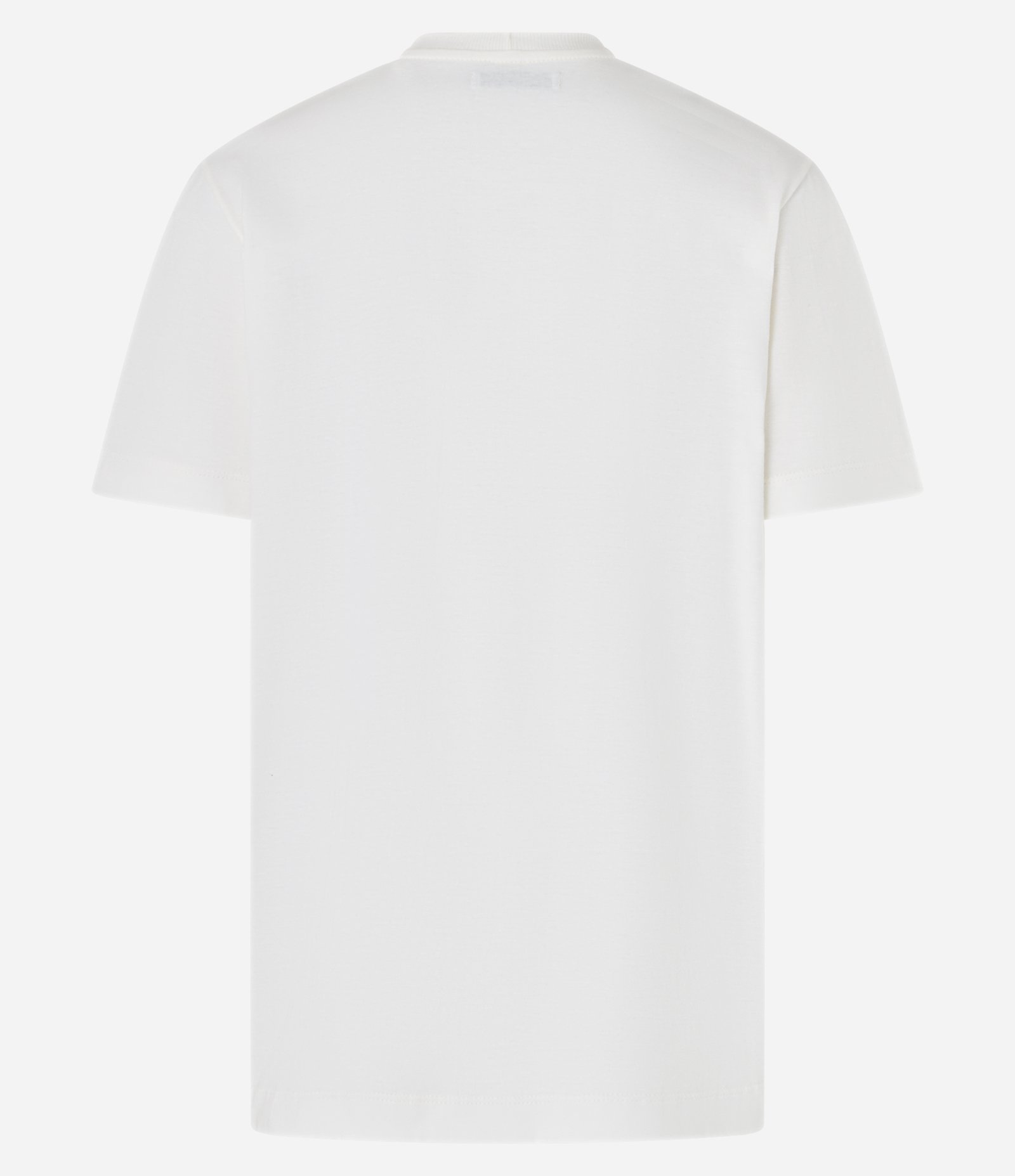 Camiseta em Algodão com Estampa Mulher com Brinco de Pérola Branco Neve 6