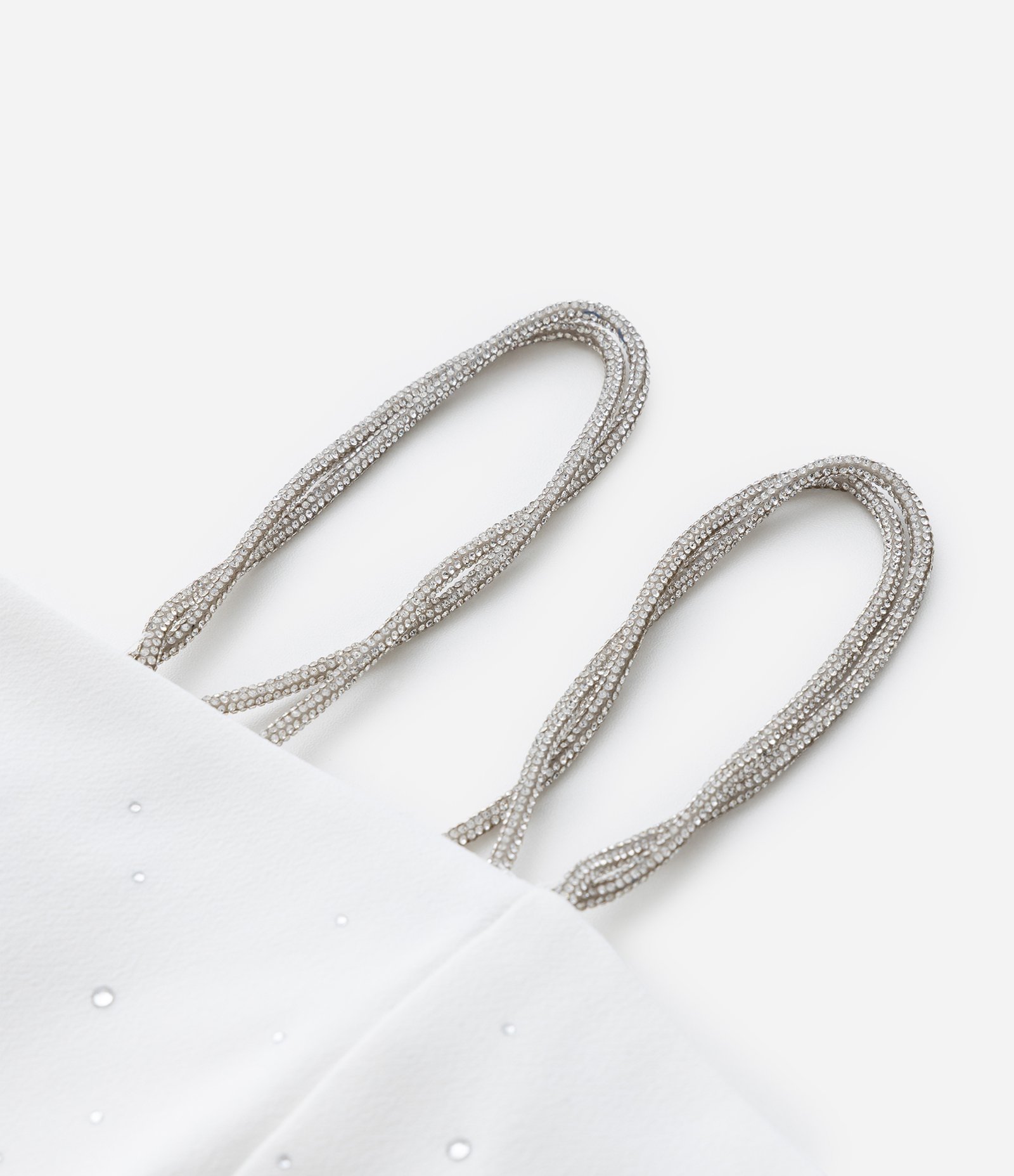 Top infantil com Alça de Brilhos Alfaiatado - Tam 5 a 14 Anos Branco 7