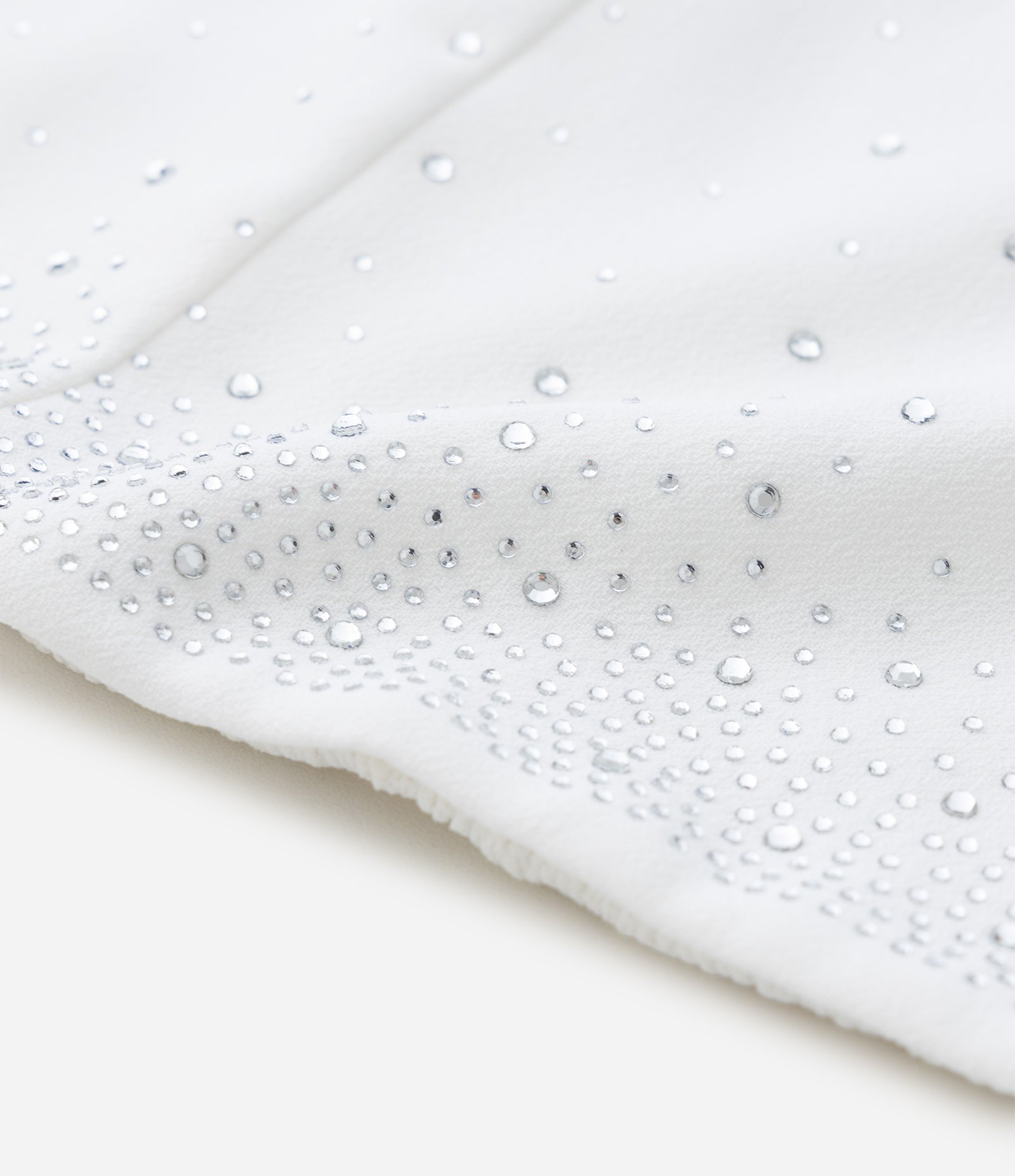 Top infantil com Alça de Brilhos Alfaiatado - Tam 5 a 14 Anos Branco 4