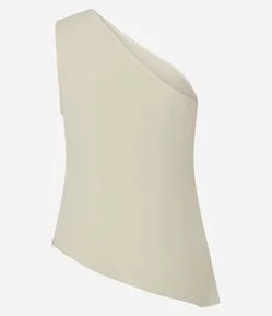 Blusa Ombro Só em Viscolinho com Franzidos