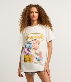 Camiseta T-shirt em Algodão com Estampa Britney Spears Crossroads