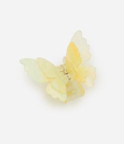 Piranha de Cabelo com Efeito Marmorizado e Forma de Borboleta Dupla