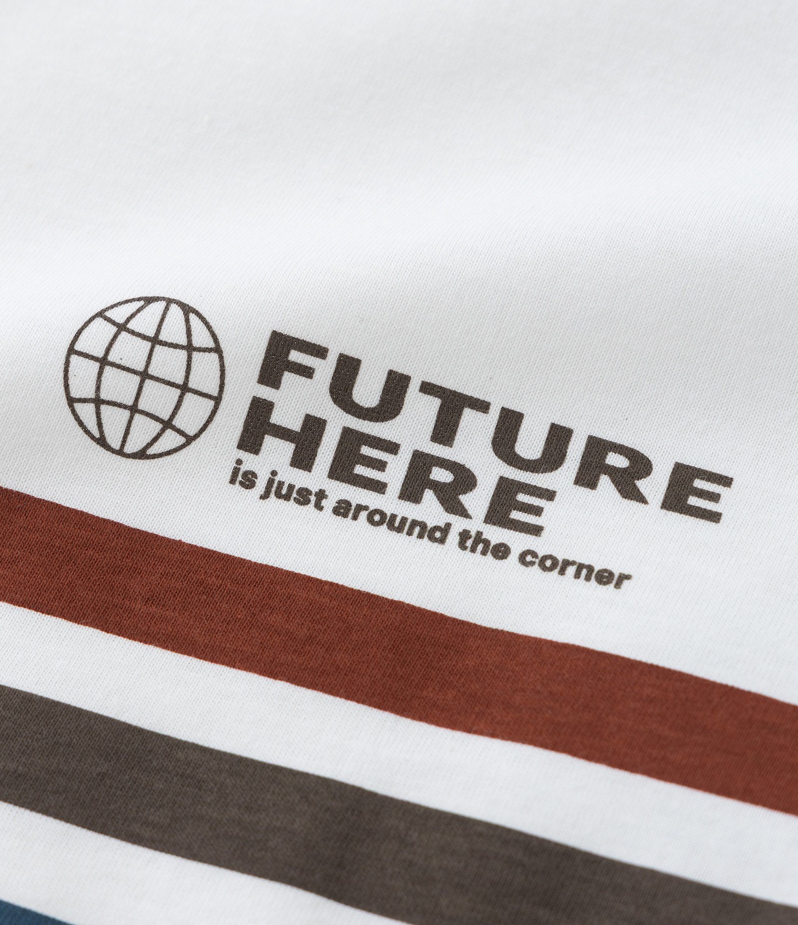 Camiseta Inafantil com Estampa Listras - Tam - Tam 5 a 14 Anos Branco 4