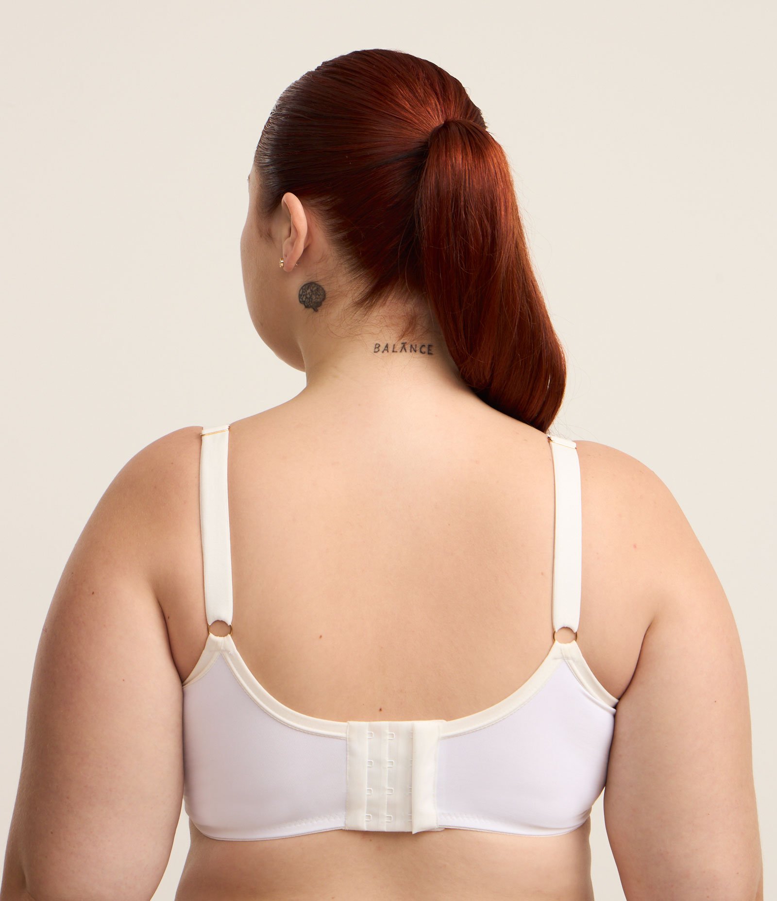 Sutiã Meia Taça Alongado de Renda Sem Bojo com Aro Curve & Plus Size Branco 3