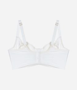 Sutiã Meia Taça Alongado de Renda Sem Bojo com Aro Curve & Plus Size