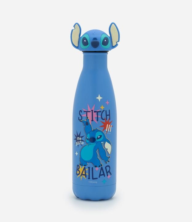 Garrafa em Metal com Estampa Stitch Bailar 750ml
